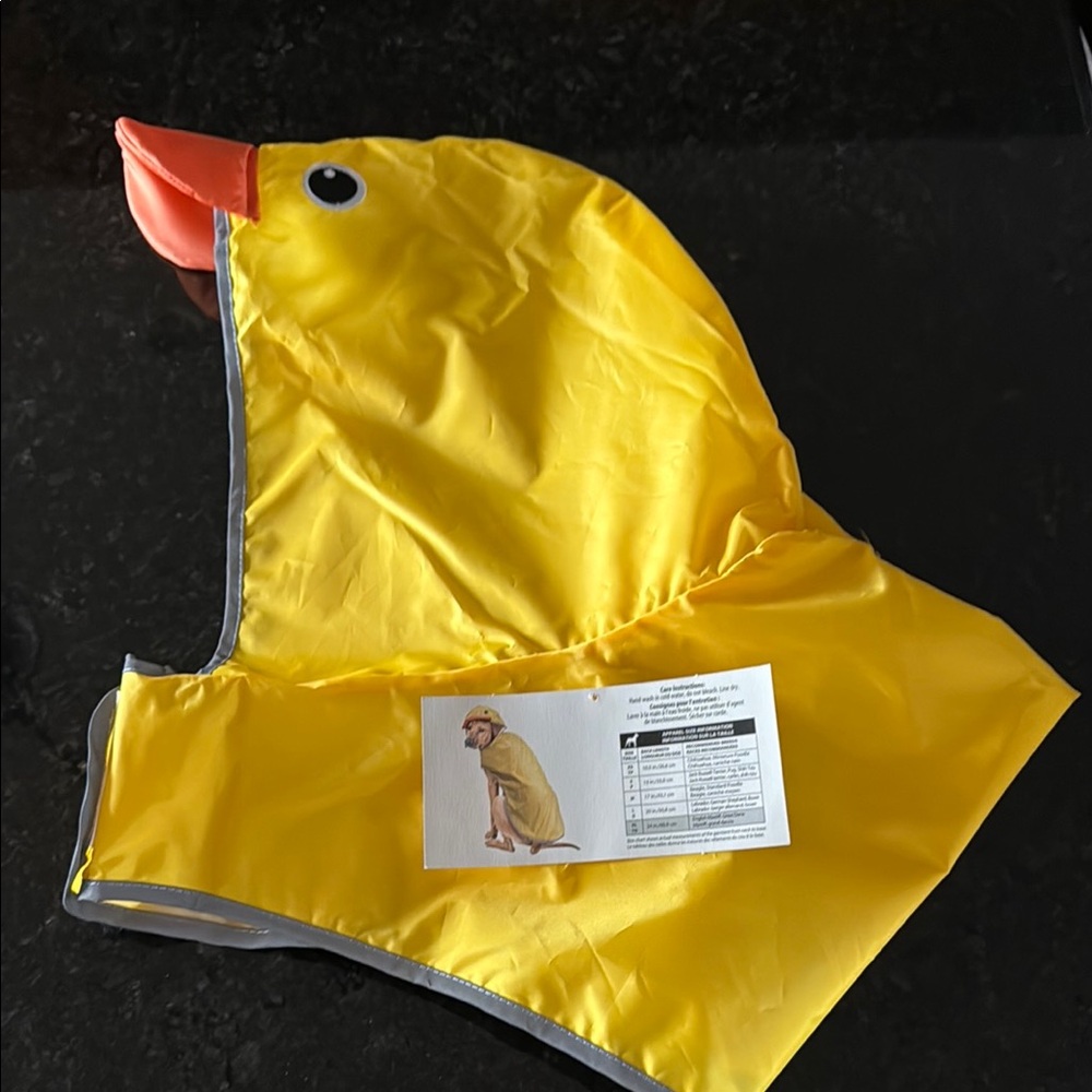 Yellow Duck Bird Costume/Raincoat for Pets